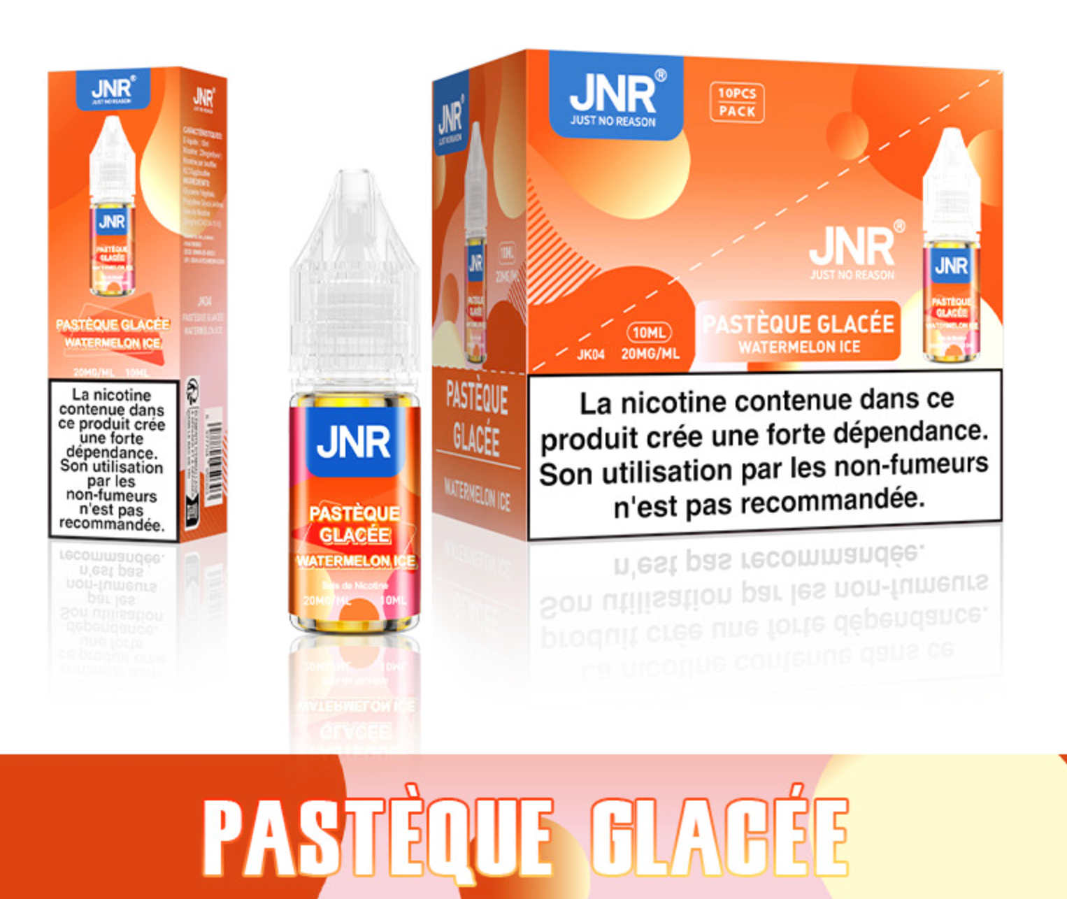 jnr e-liquide (Sel de nicotine) 10ML - JNR