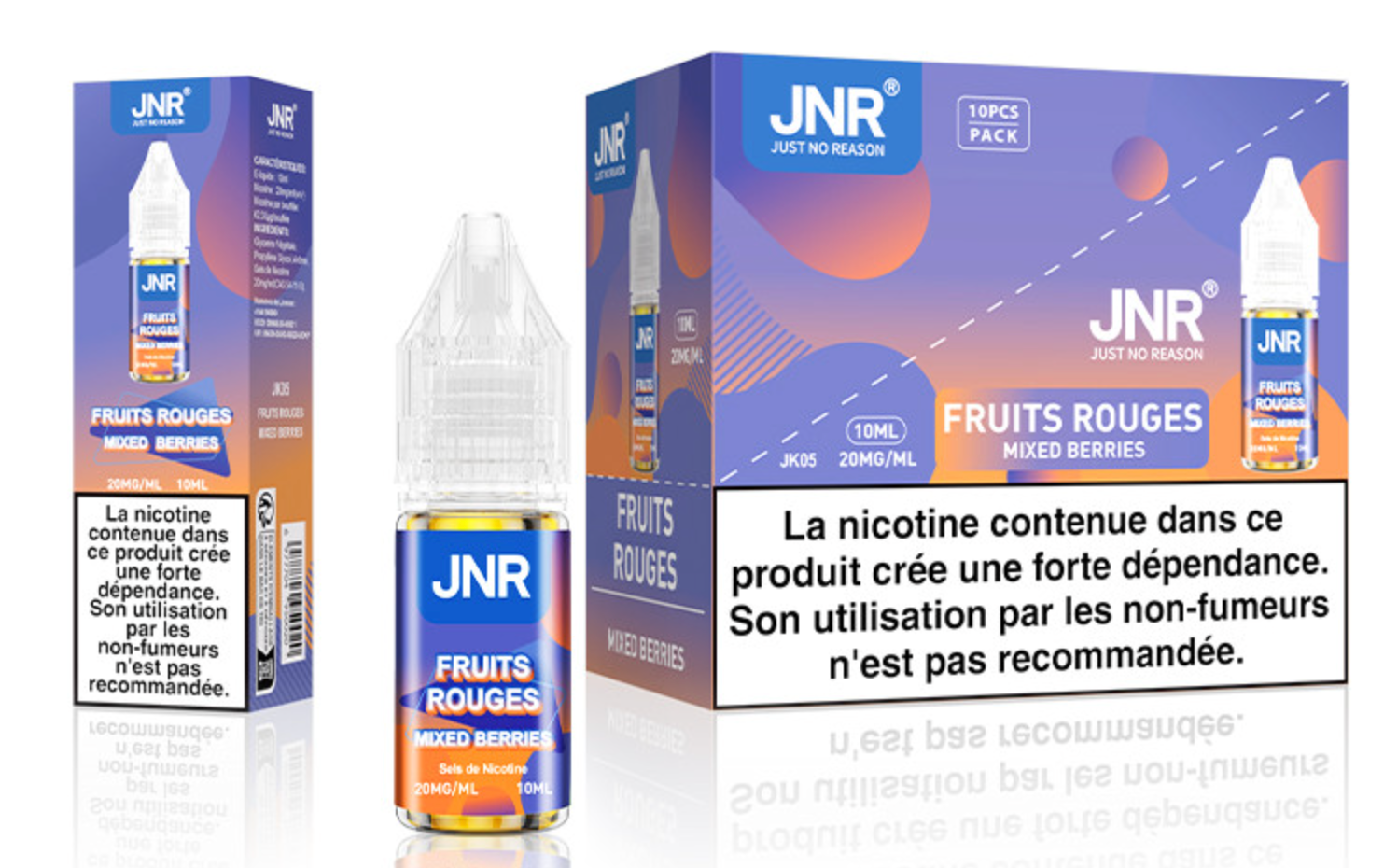 jnr e-liquide (Sel de nicotine) 10ML - JNR