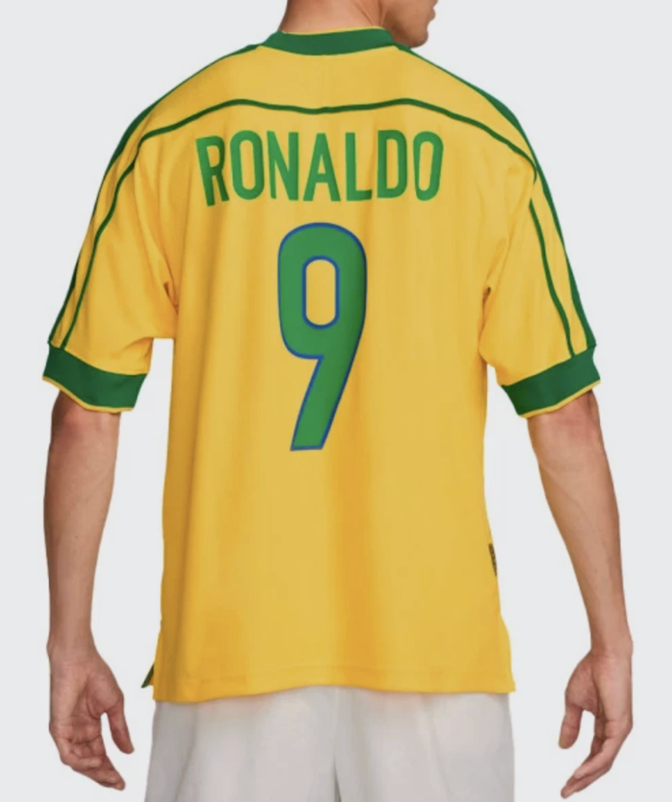 maillot foot  bresil ronaldo